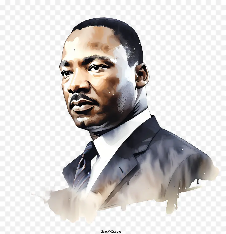 Martin Luther King Jr Día，Retrato PNG