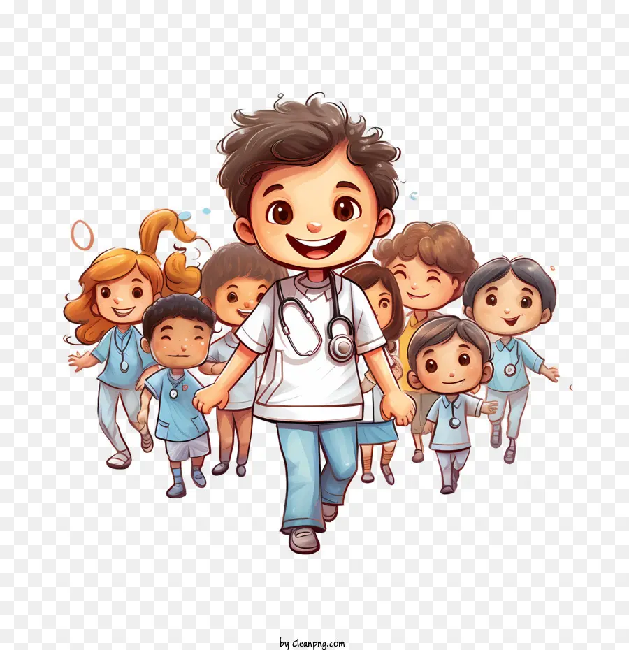 Niño Día De La Salud，Médico PNG