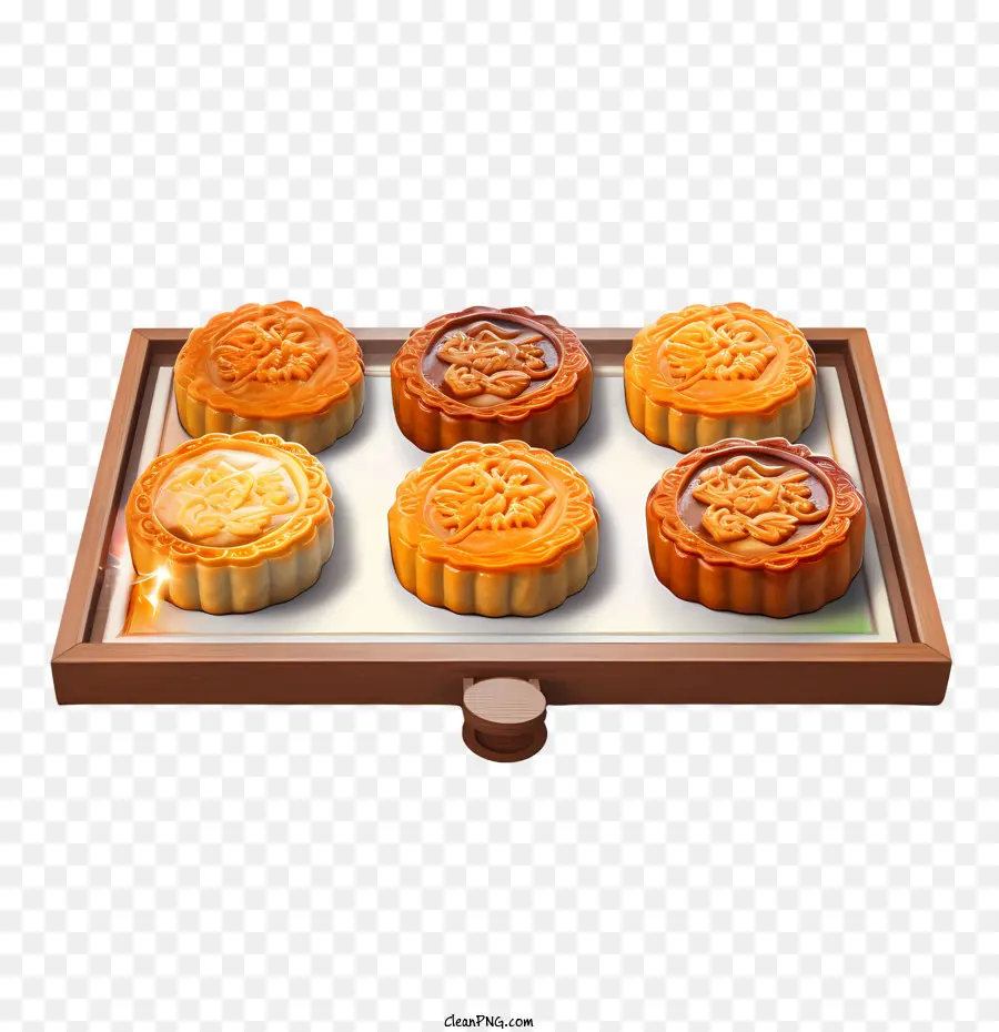 Mooncake，Productos Horneados Chinos PNG