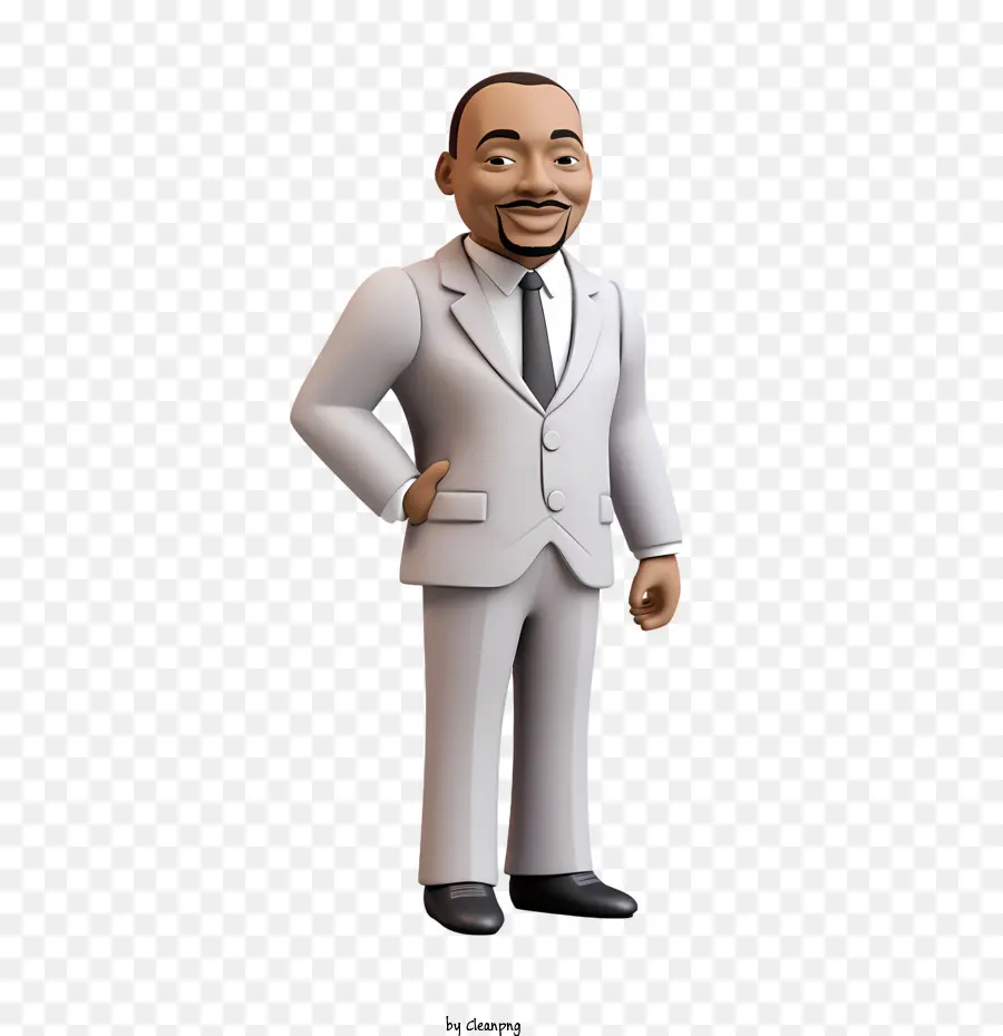 Martin Luther King Jr Día，Hombre De Negocios Blanco PNG