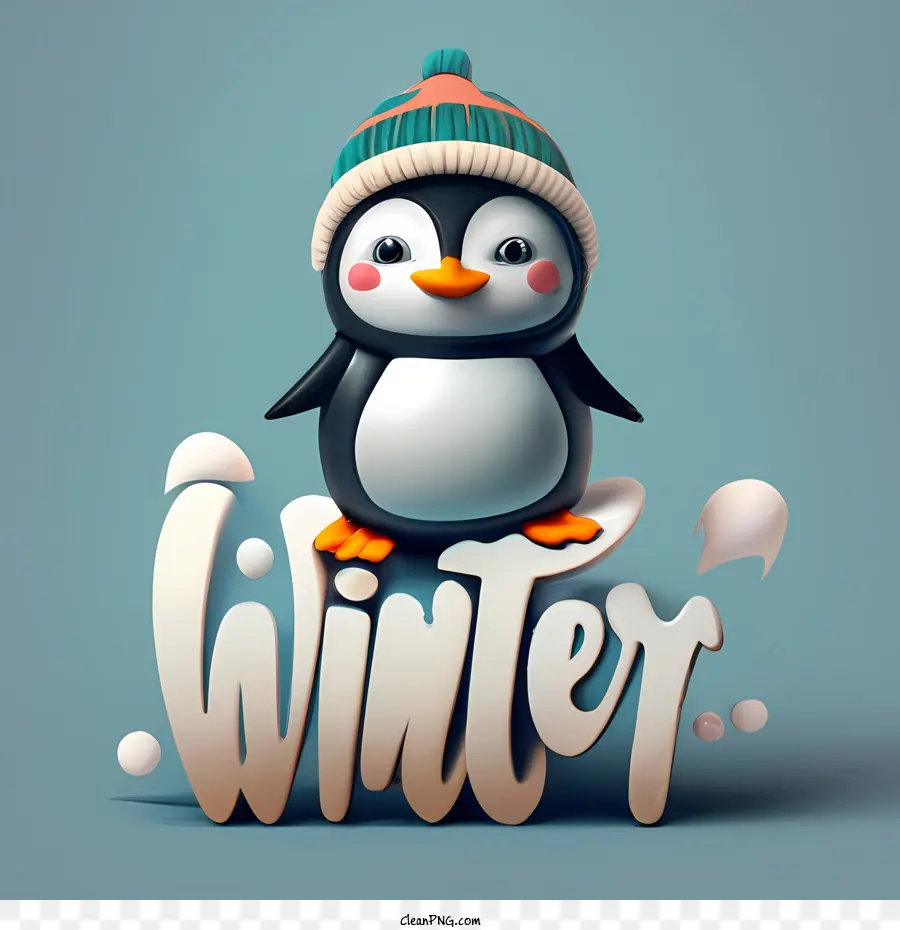 Hola De Invierno，Pingüino PNG