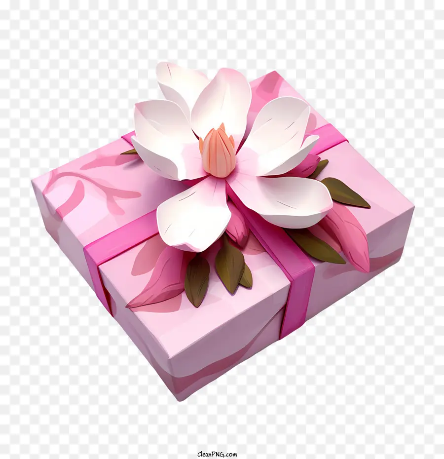 Caja De Regalo Rosa，Caja De Regalo PNG