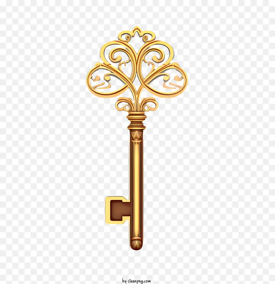 Golden Key，Clave PNG