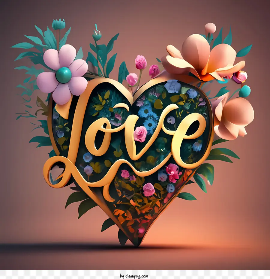 El Amor，Flor PNG