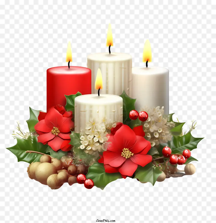 Vela De Navidad，Velas PNG