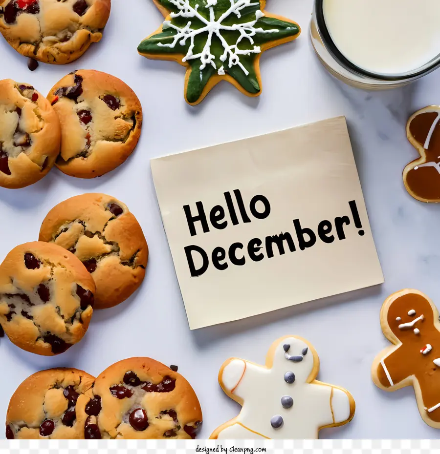 Hola De Diciembre De，Las Cookies PNG