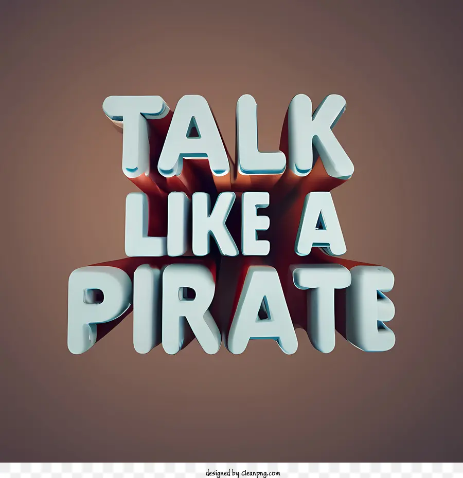 Habla Como Un Día Pirata，Hablar Como Un Pirata PNG