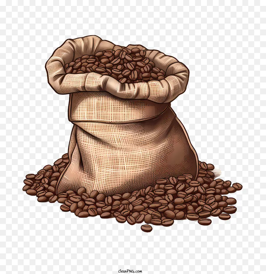 Bolsa De Granos De Café，Los Granos De Café PNG