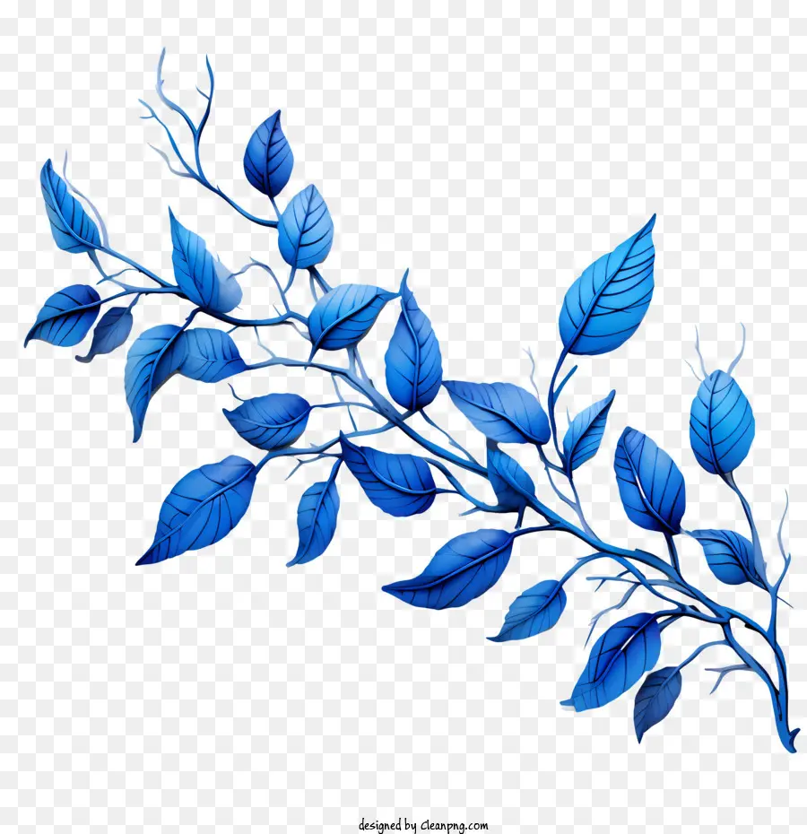 Las Hojas Azules，Hoja PNG