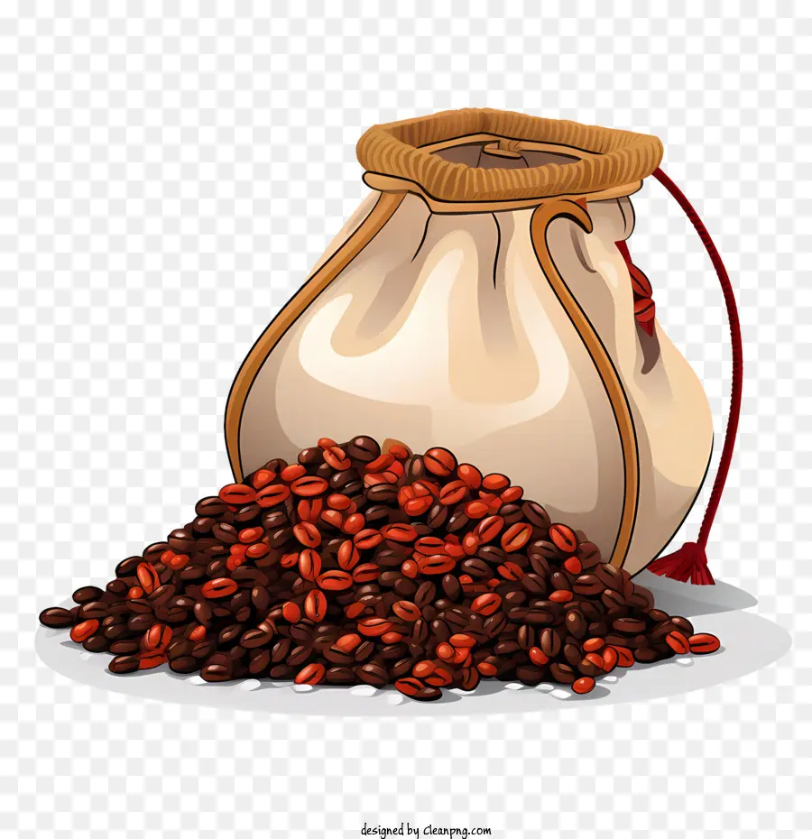 Granos De Café，Bolsa PNG