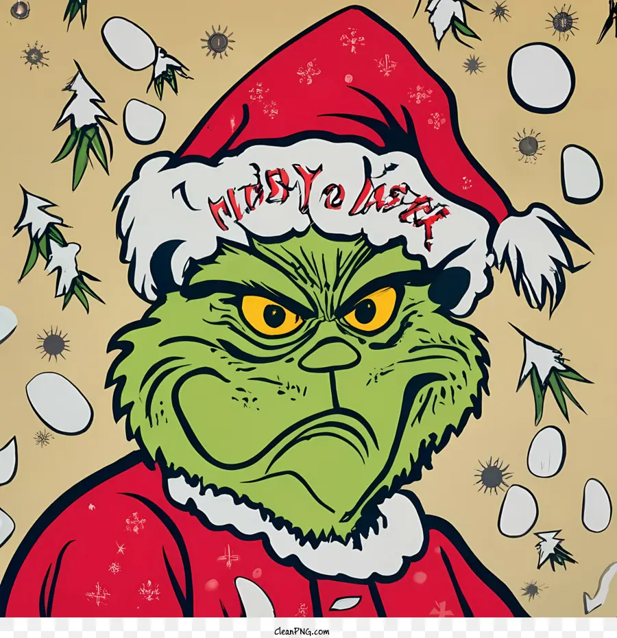 Grinch Navideño，Grinch PNG