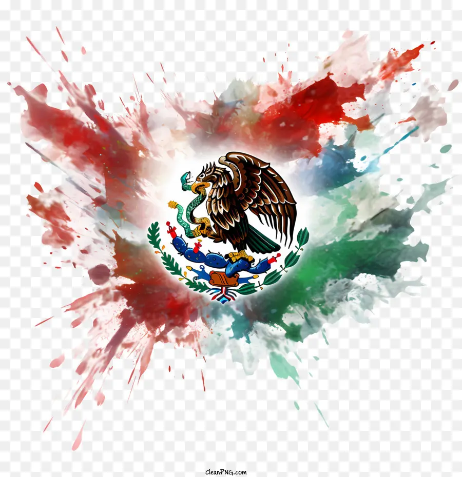 Día De La Independencia De México，La Bandera De México PNG