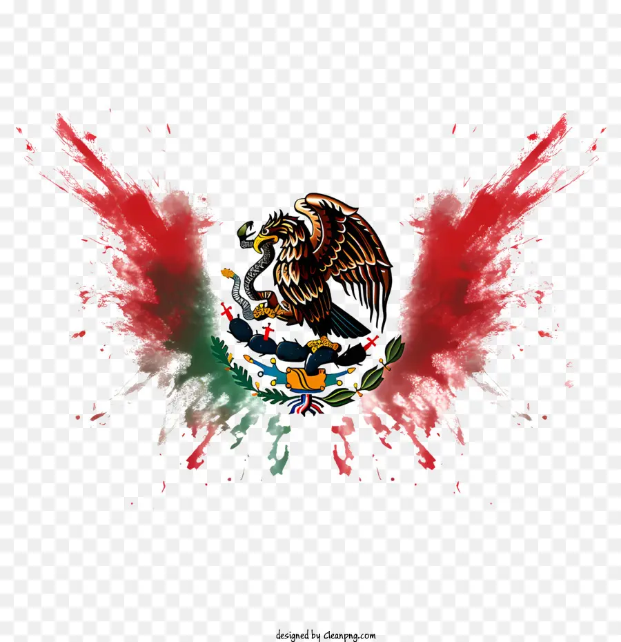 Día De La Independencia De México，Bandera PNG