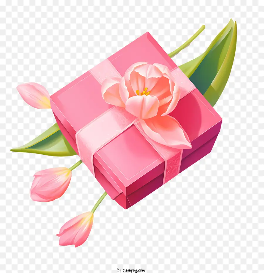 Caja De Regalo Rosa，Caja De Regalo PNG