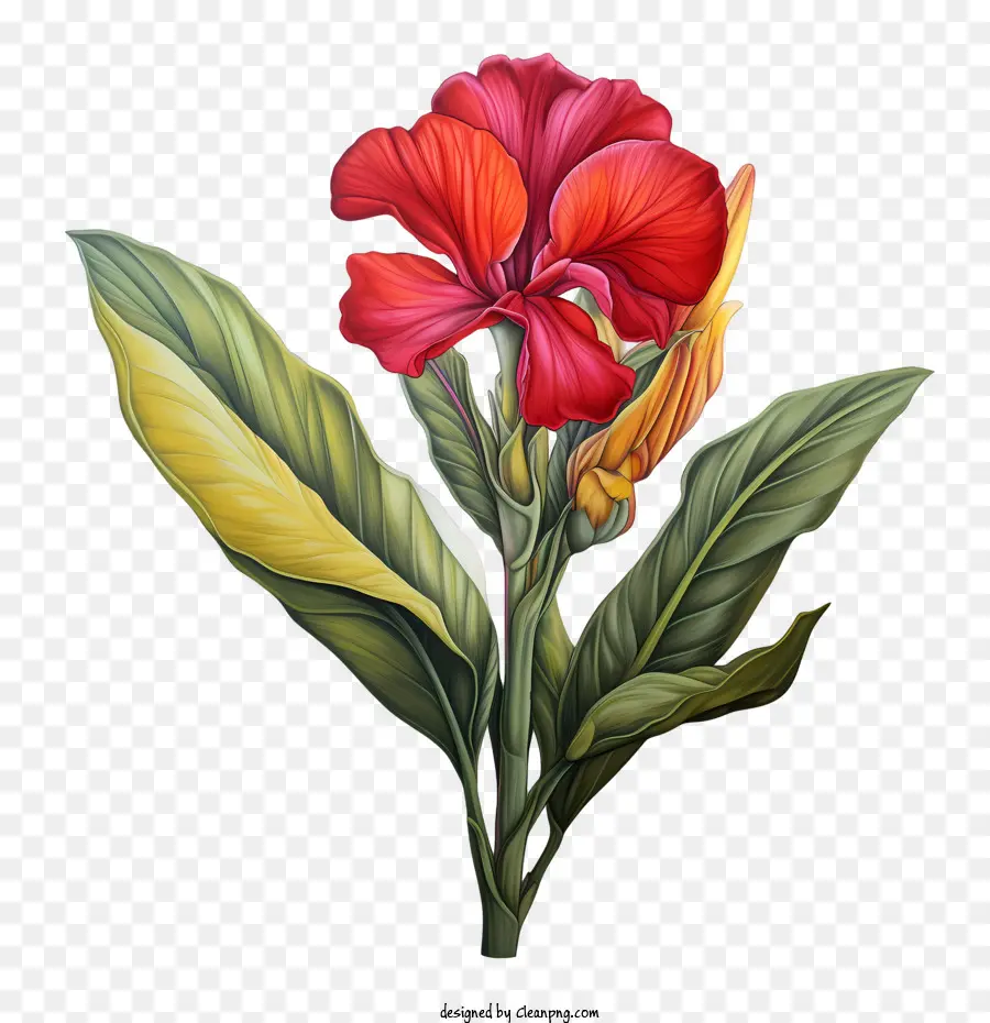 La Barra Indica，Flor Roja PNG