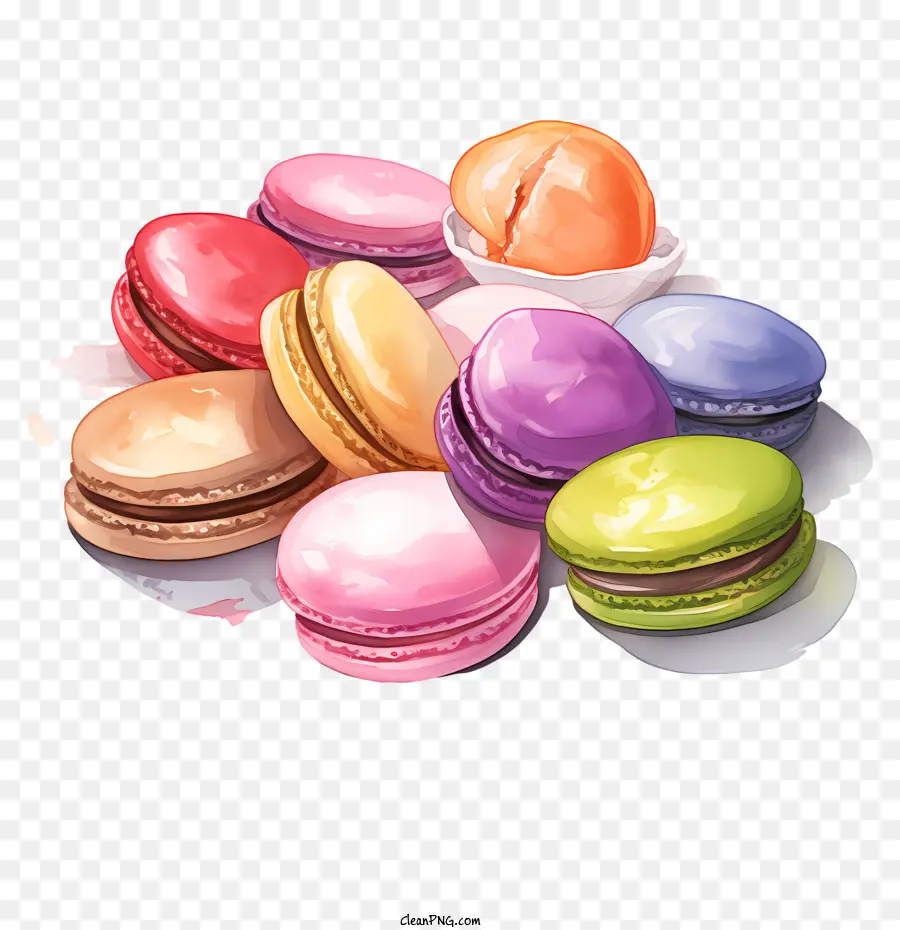 Día Del Macarrón，Macarrones PNG