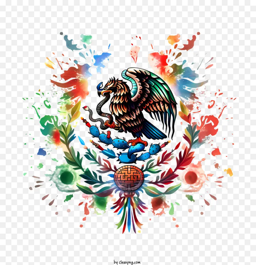 Día De La Independencia De México，Colorido PNG