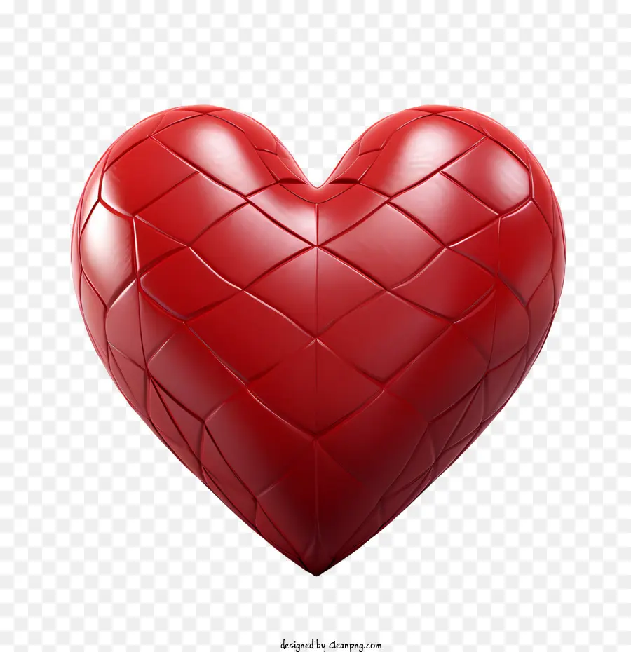 Corazón 3d，Corazon Rojo PNG