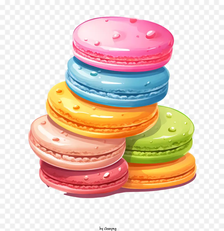 Macaroon Día，Pasteles PNG