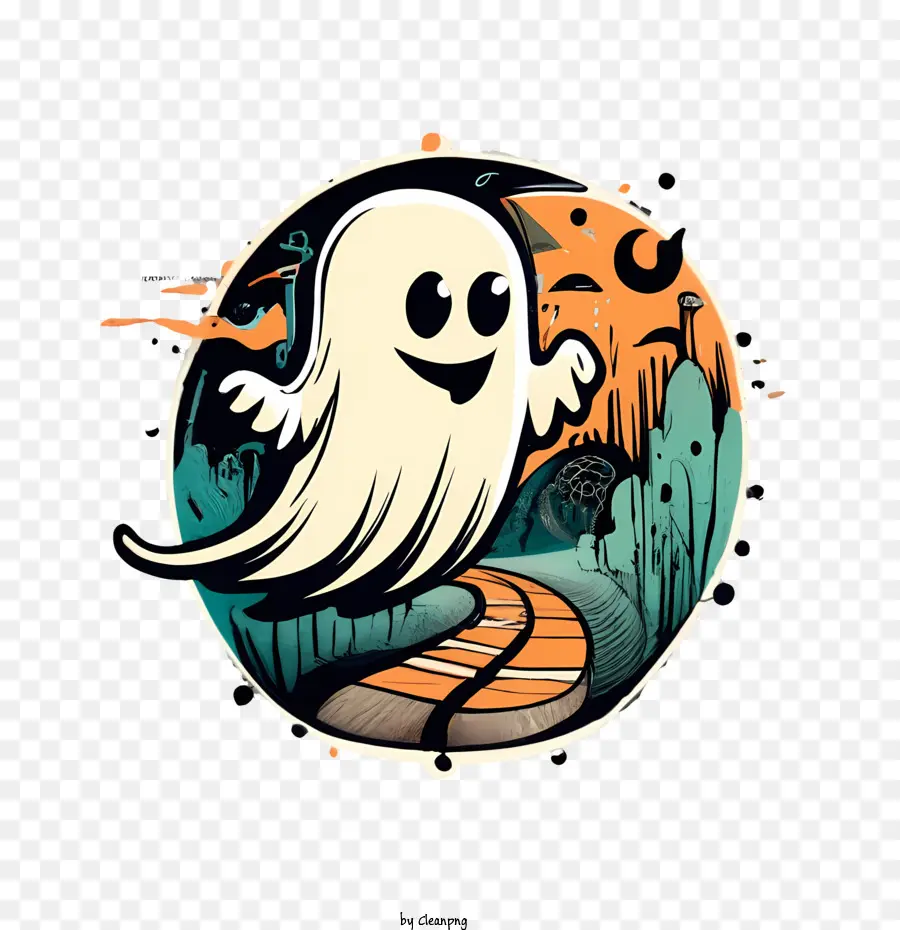 Fantasma De Halloween，Lindo Fantasma PNG