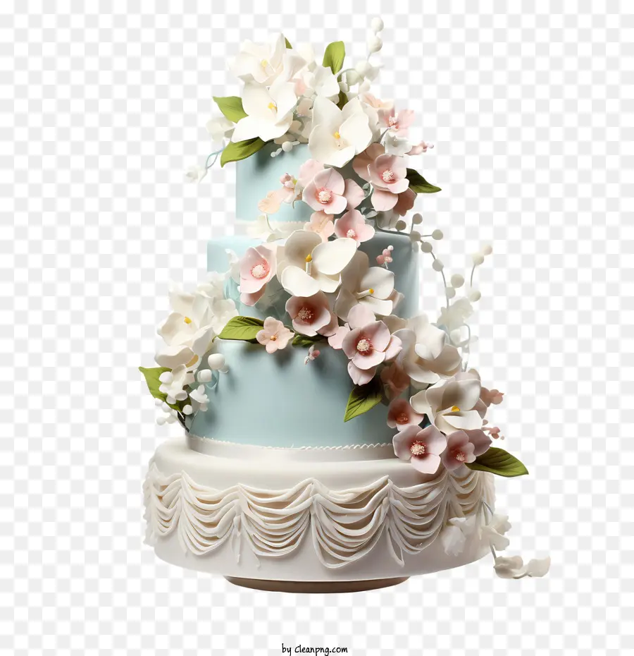 Pastel De Boda，Arreglo Floral PNG