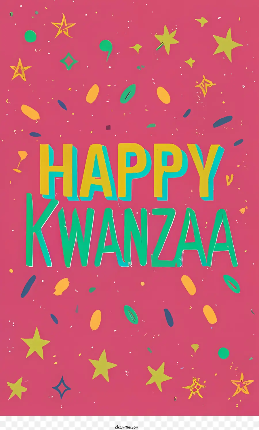 Feliz Kwanzaa，Vacaciones Afroamericanas PNG