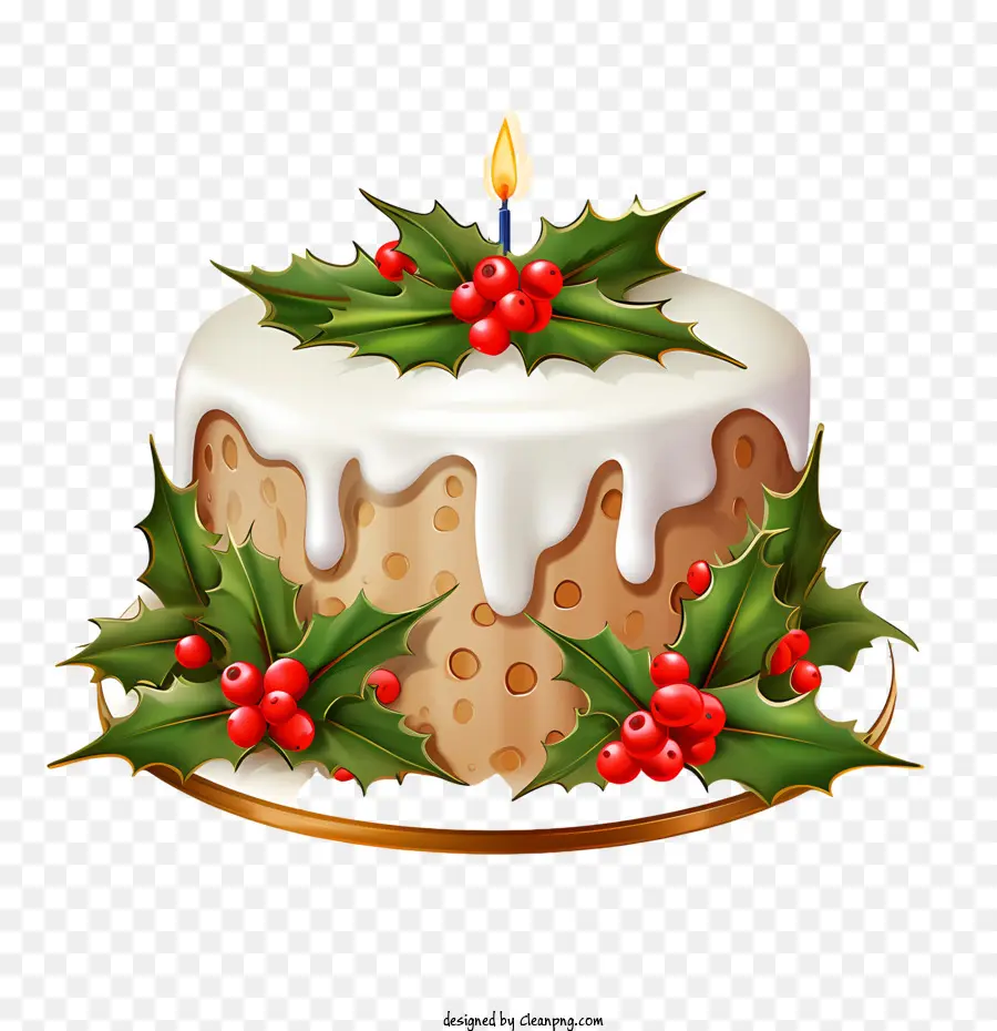 Pastel De Navidad，Bien Horneado PNG