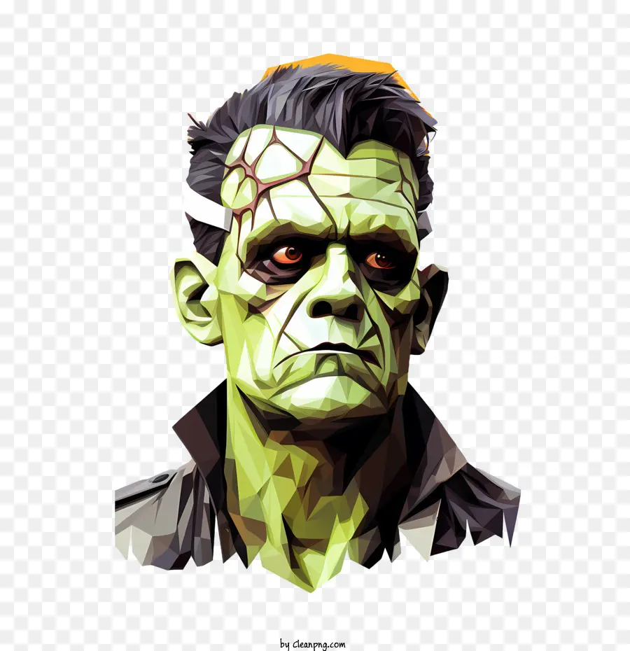 Frankenstein，Monstruo Verde PNG