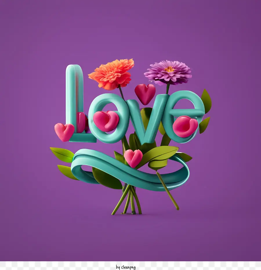 Amor Palabra Arte，Ramo PNG