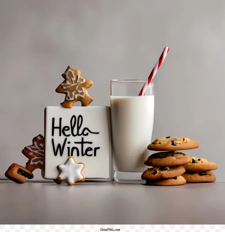 Hola Invierno，Galletas De Invierno PNG