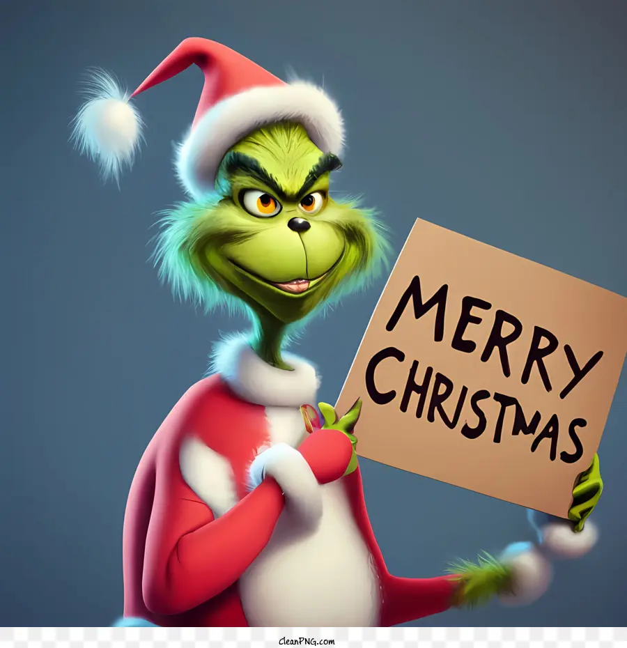 Grinch Navideño，Grinch PNG