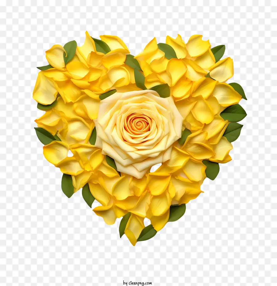 Pétalos De Rosa Amarilla，Flores Amarillas PNG