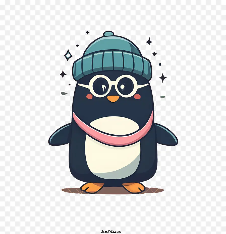 Lindo Pingüino，Pingüino Con Gorro PNG