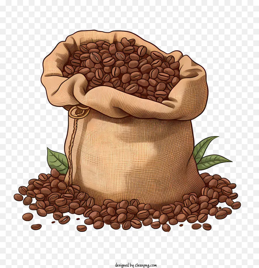 Los Granos De Café，Saco PNG