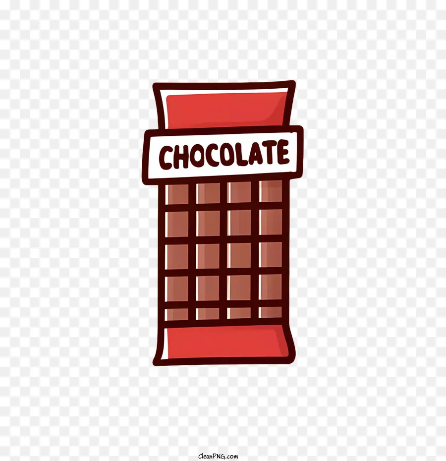 Barra De Chocolate，Dulce PNG