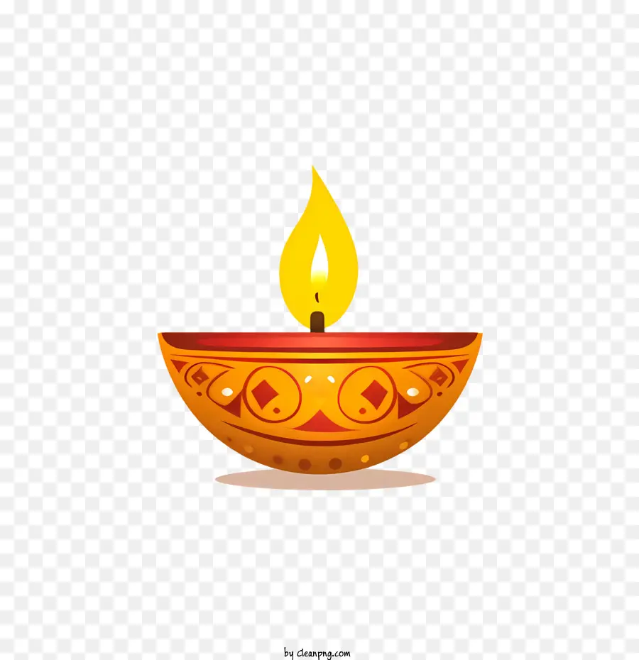 Lámpara De Diwali，Lámpara Diya PNG