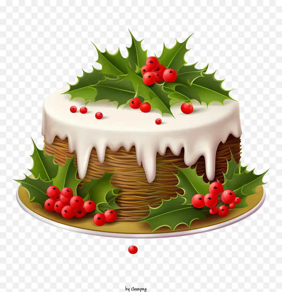 Pastel De Navidad，Postre PNG