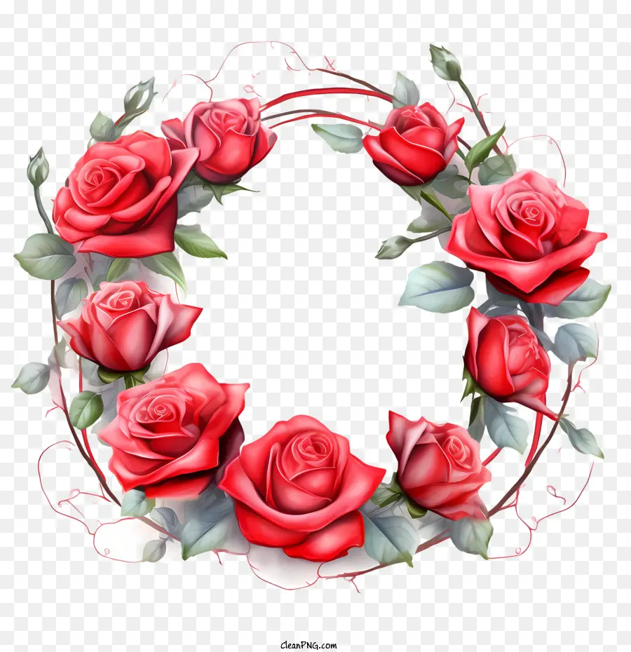 Rosa Corona，Rosas Rojas PNG