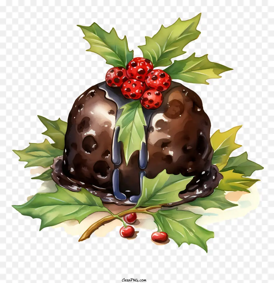 Pudín De Navidad，Chocolate PNG