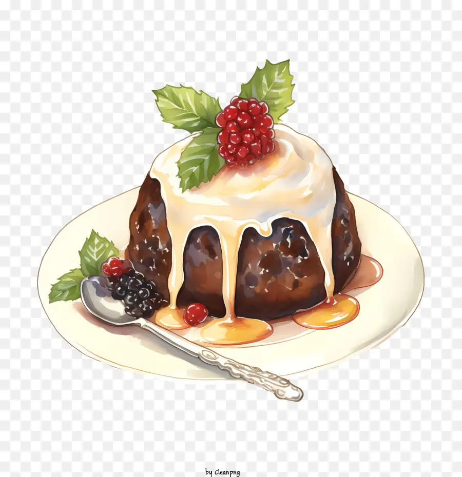 Pudín De Navidad，Pudín De Vainilla PNG