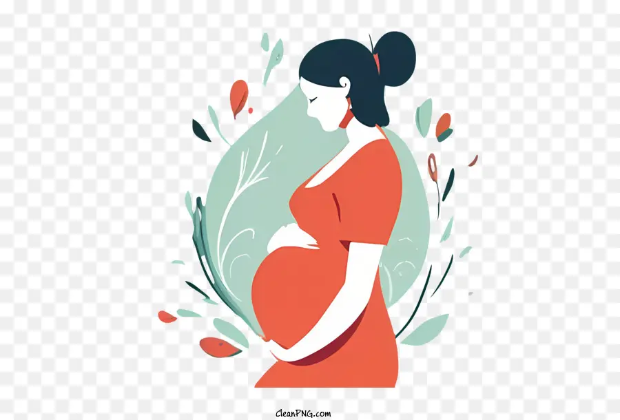 Mujer Embarazada，Futura Madre PNG