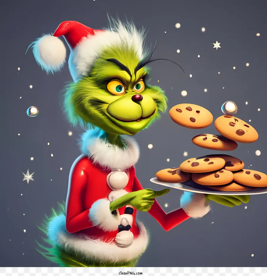 Grinch Navideño，Grinch PNG