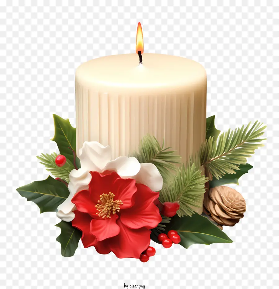 Vela De Navidad，Vela PNG