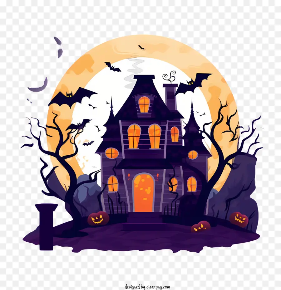 Haunted Halloween De La Casa，Embrujada PNG