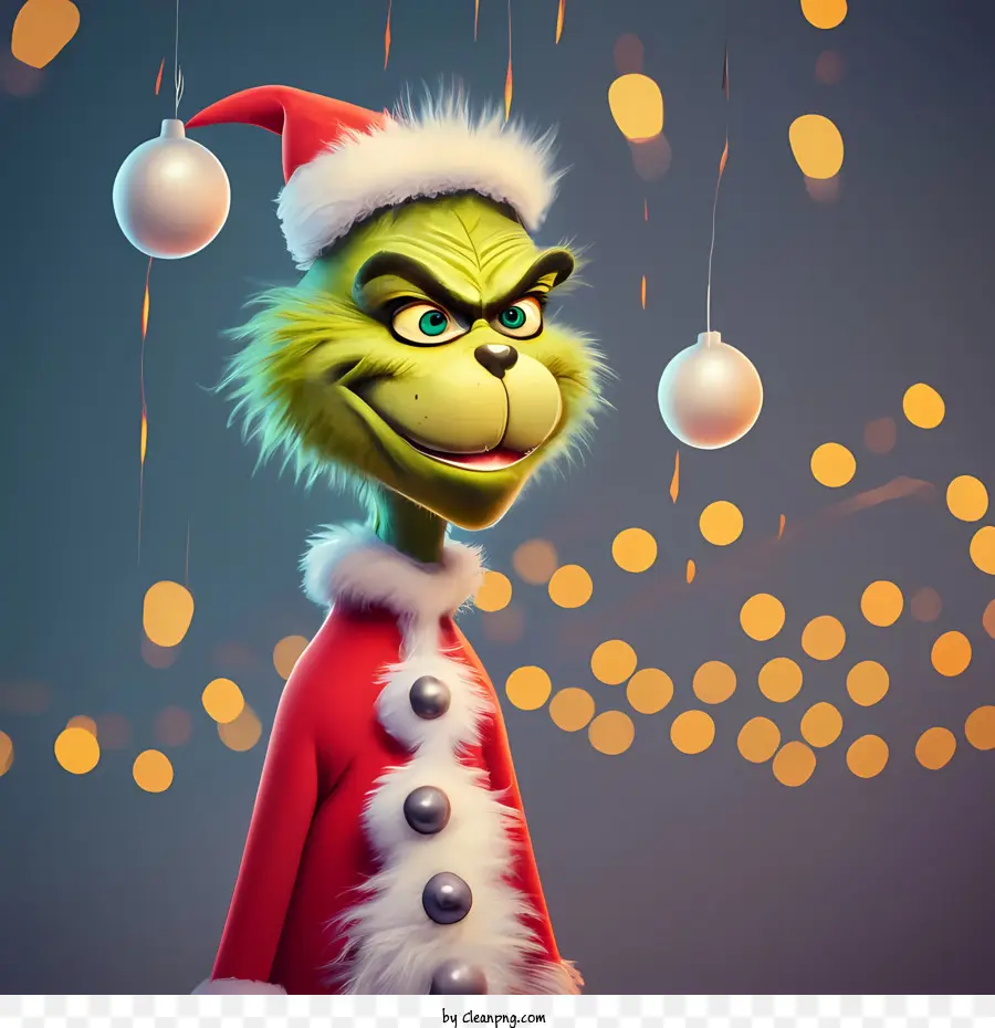 Grinch Navideño，Grinch PNG