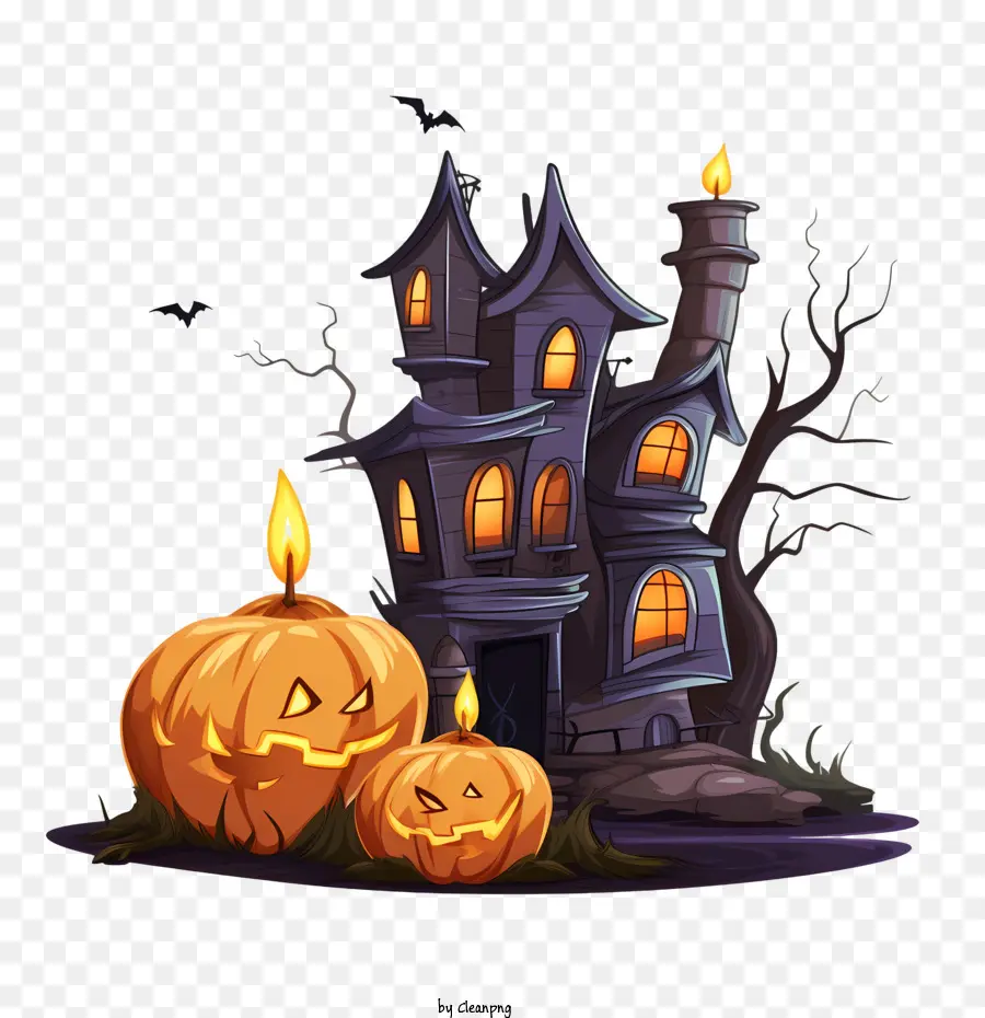 Haunted Halloween De La Casa，Halloween PNG