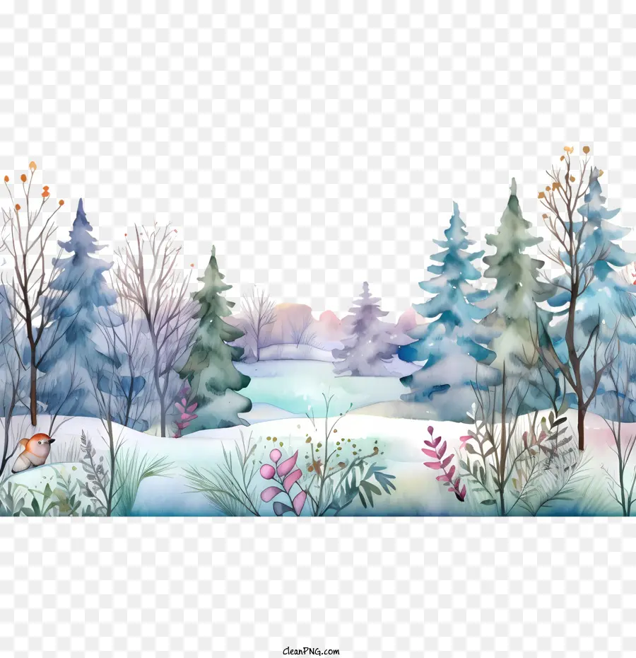 El Invierno De La Frontera，Paisaje PNG