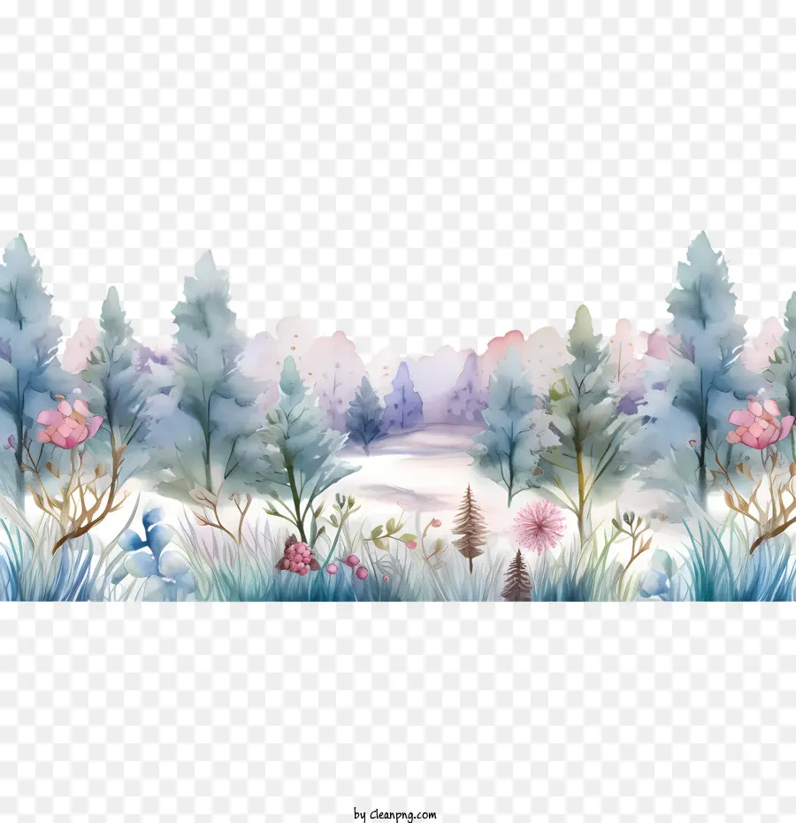 El Invierno De La Frontera，Paisaje PNG