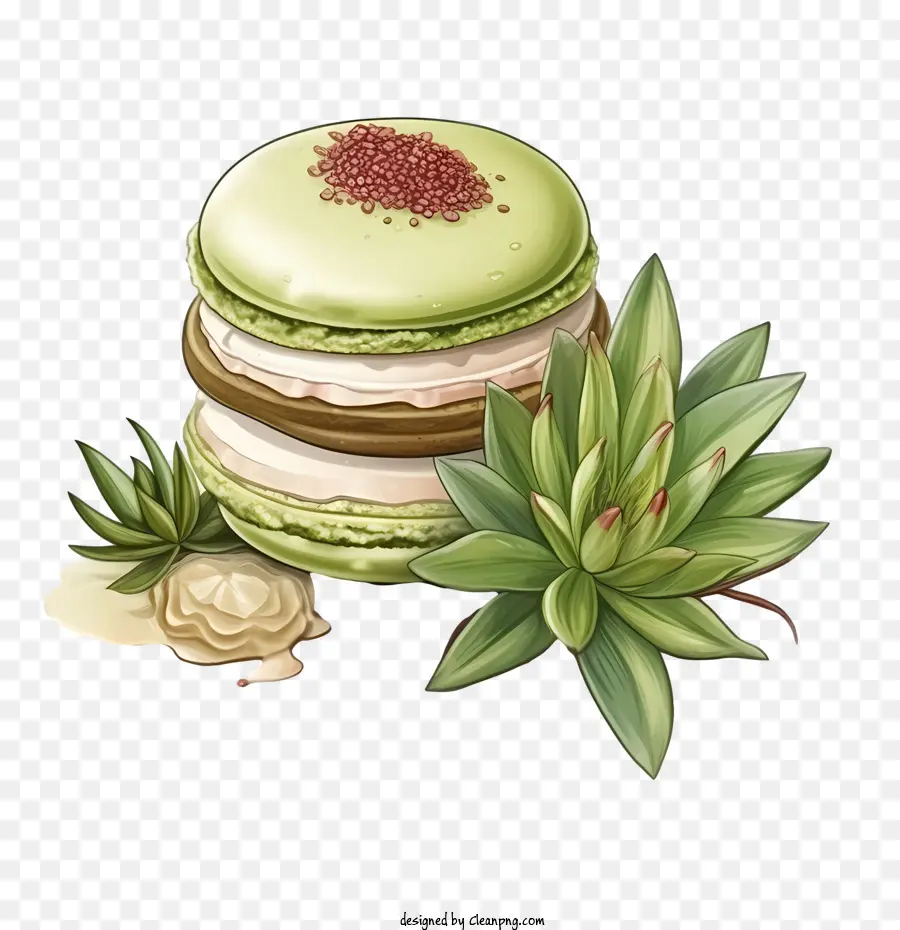 Macaroon Día，Chocolate PNG