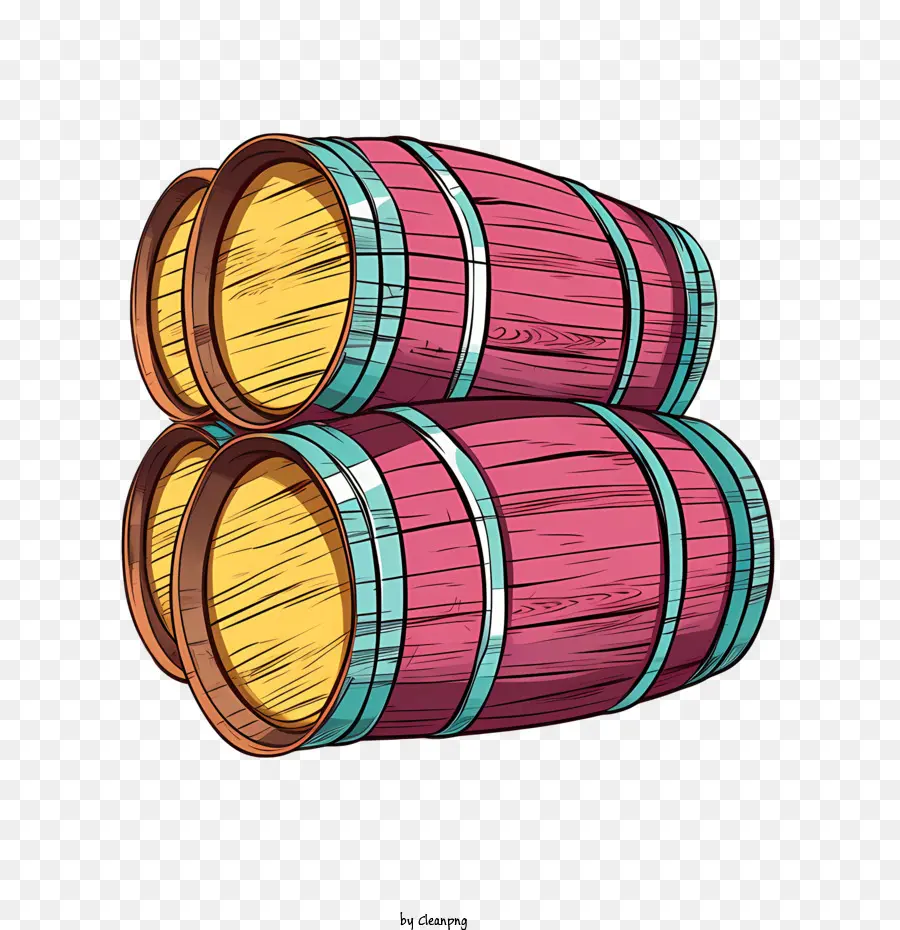 Beer Barrel，Barril De Vino PNG